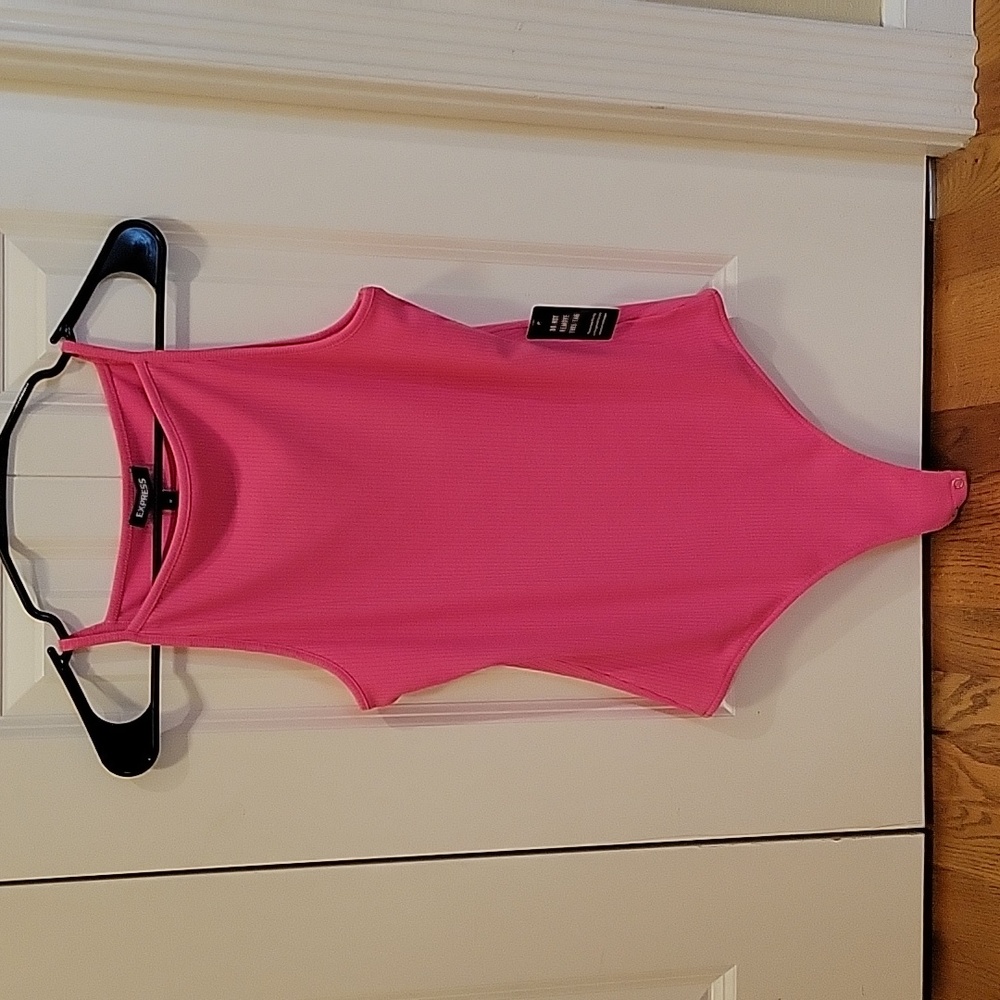 Express hot pink bodysuit